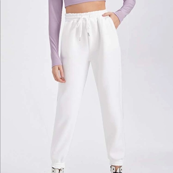WHITE SWEATPANTS - Picture 6 of 7